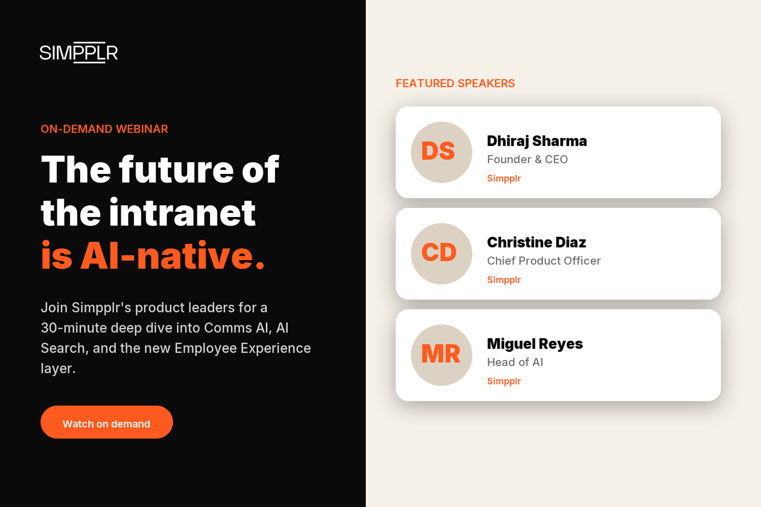 The future of the intranet is AI-native