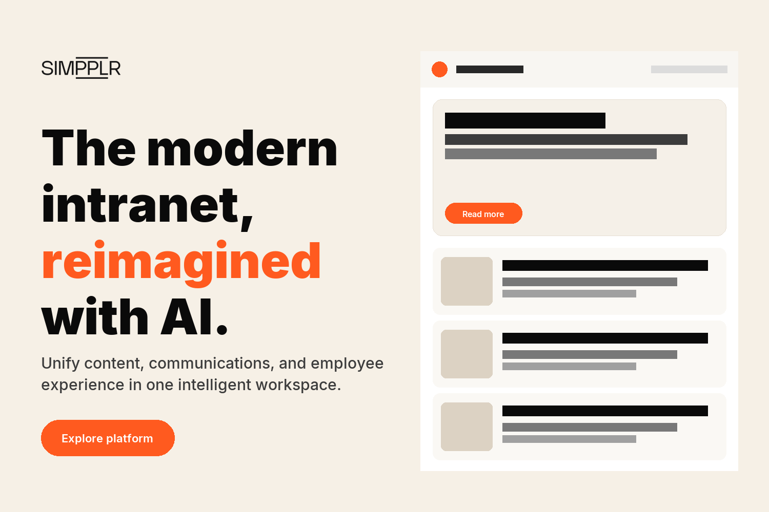 The modern intranet, reimagined with AI