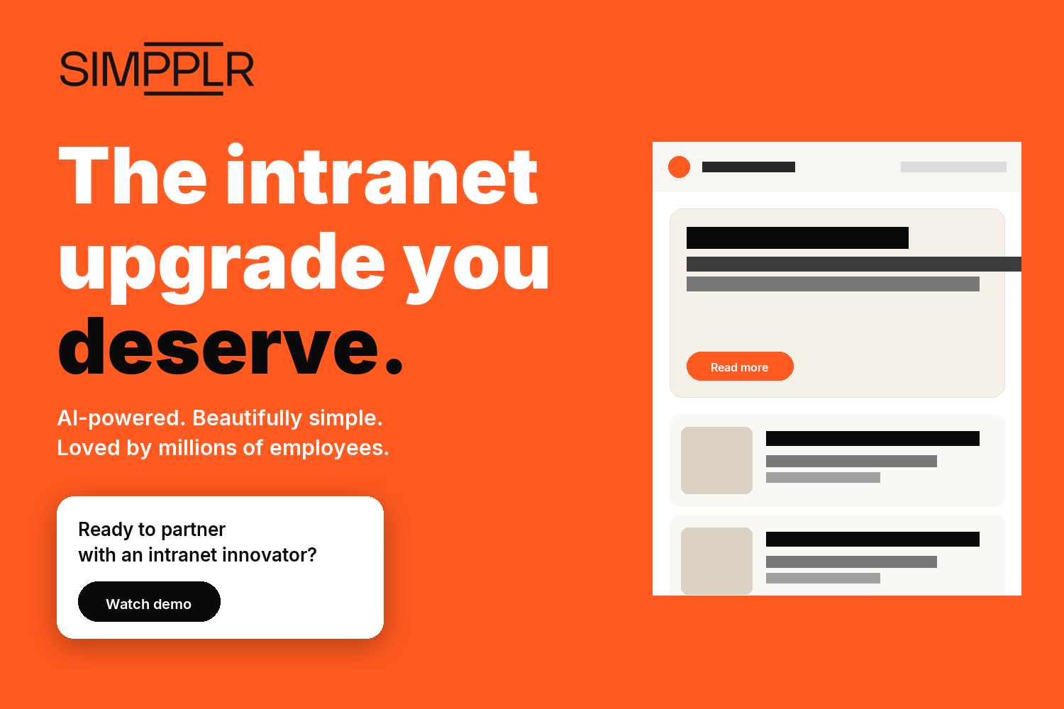 The intranet upgrade you deserve