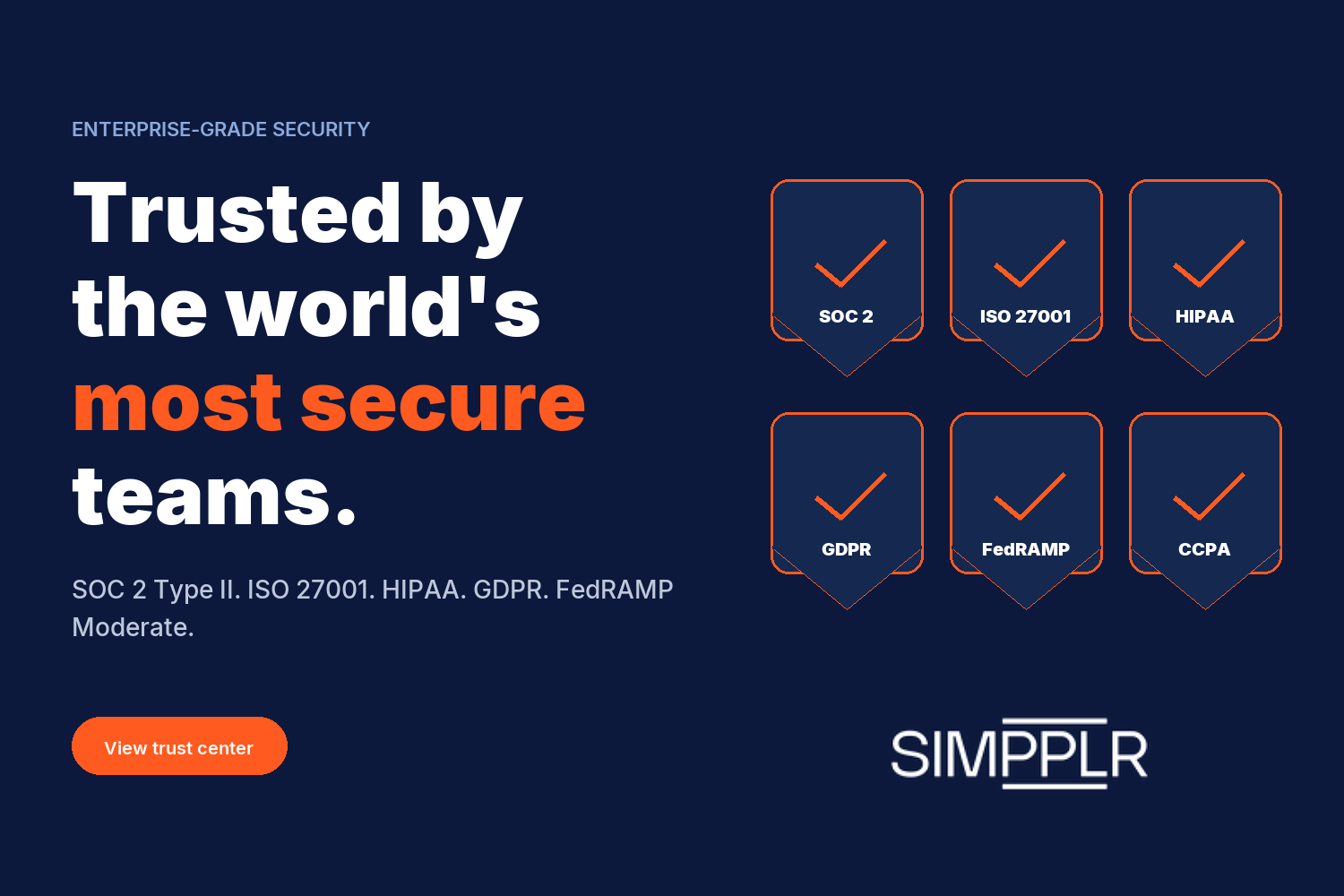Trusted by the world's most secure teams